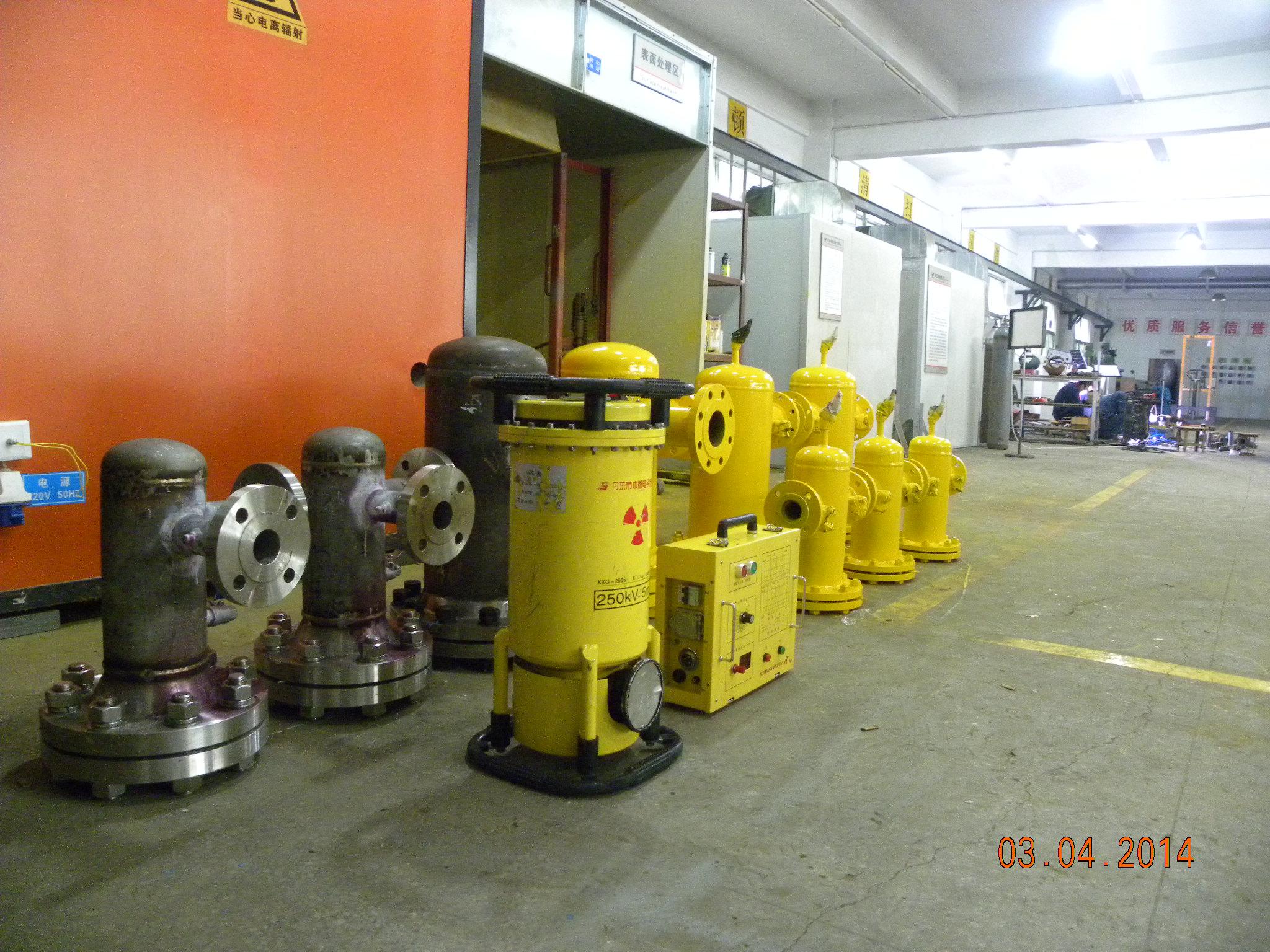 工厂的焊接加工区