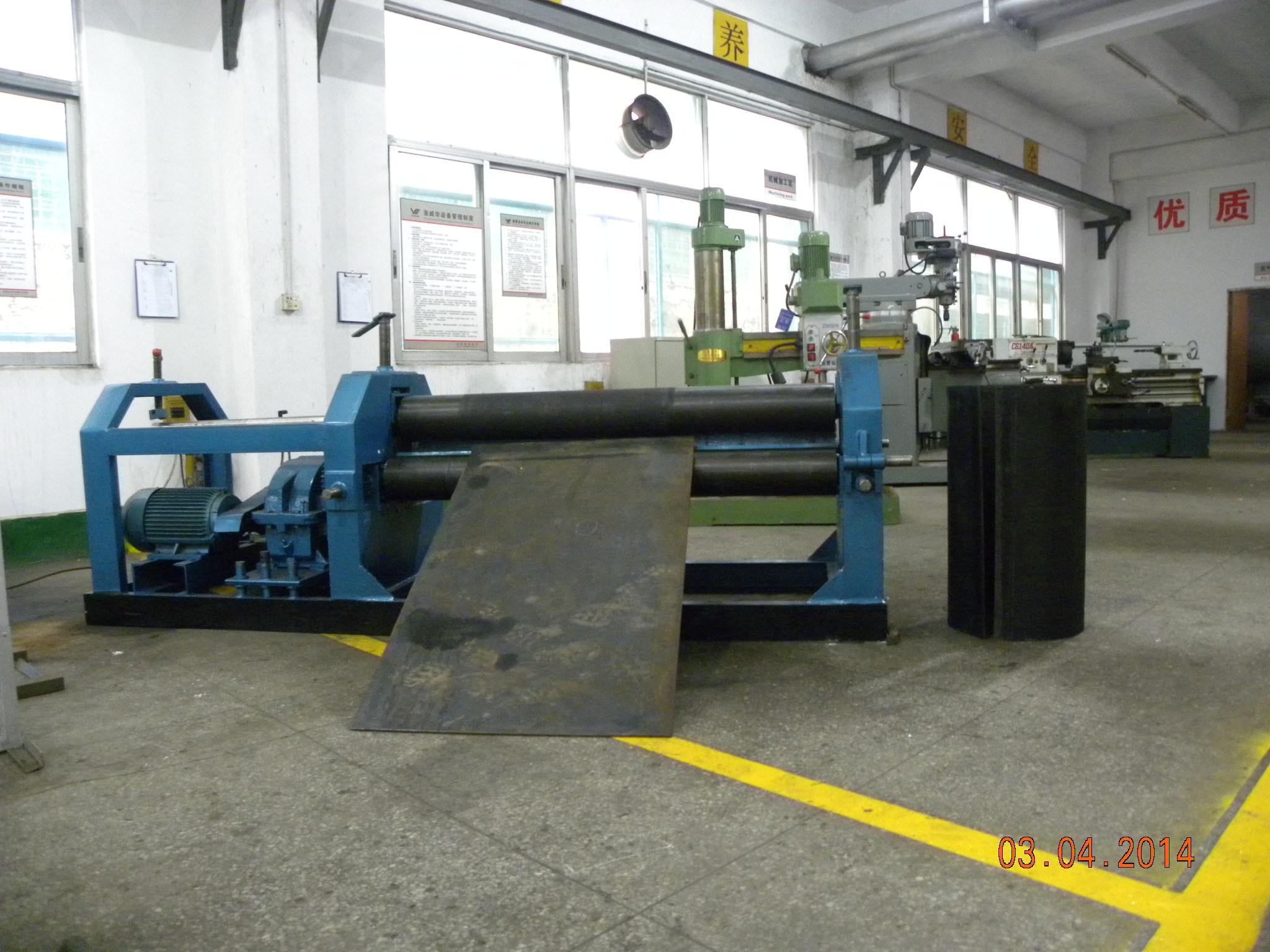 工厂的焊接加工区