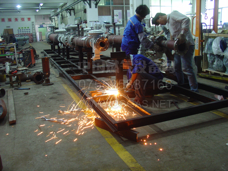 天然气门站焊接过程